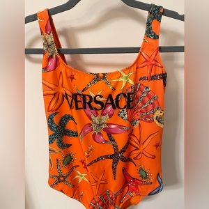 WOMENS VERSACE SWIMSUIT WORN ONCE